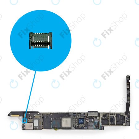 Apple iPad Air - Connecteur Carte Mère + Lecteur de Carte SIM