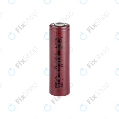 Pile cylindrique au lithium 18650 (Li-Ion, 2000 mAh, 3,6 V)