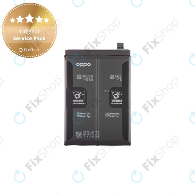 Baterije pour Oppo Reno 7 5G, Find X5 Lite, 4500mAh, 4909886, Genuine Service Pack