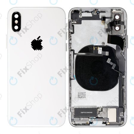 Apple iPhone X - Petites pièces du boîtier arrière (argent)