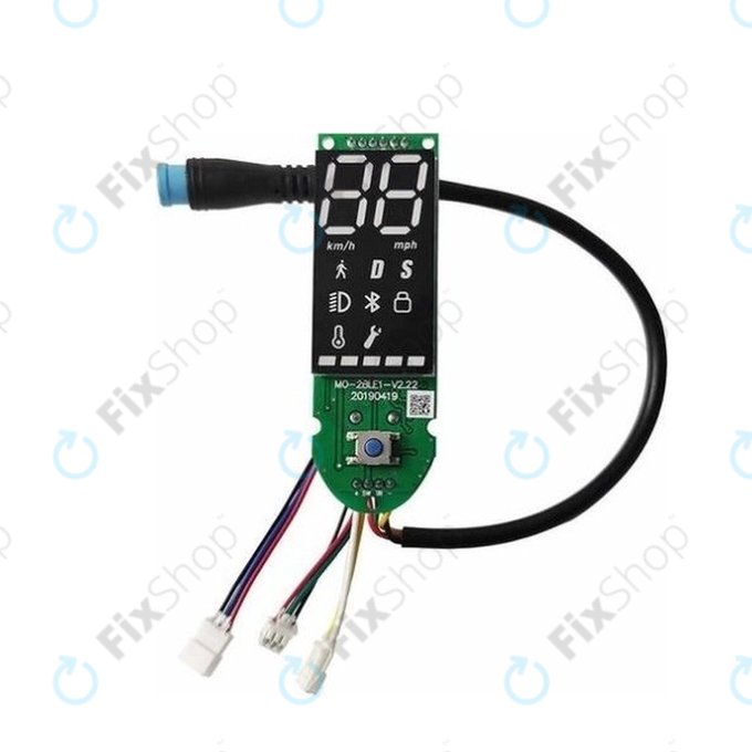 Xiaomi Mi Electric Scooter 1S, Essential, Pro 2, Mi 3 - Tableau de bord LCD - C002550016100, C002790006400 Genuine Service Pack
