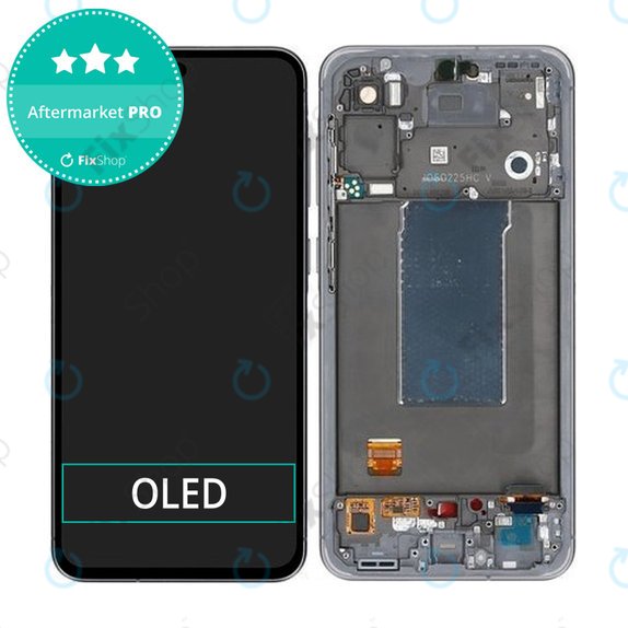 Samsung Galaxy A56 A566E - Écran LCD + Écran tactile + Cadre (Awesome Graphite) OLED