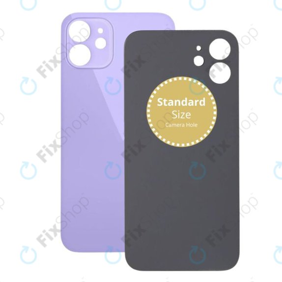 Apple iPhone 12 - Verre du boîtier arrière (violet)
