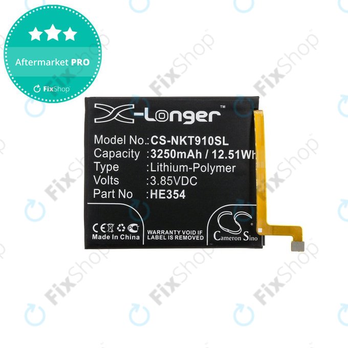 Nokia 9 PureView - Batterie HE354 3250mAh HQ
