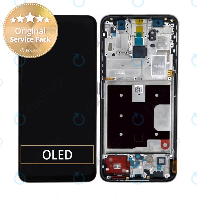 Oppo Reno 2 Z - Ecran LCD + Vitre Tactile + Cadre - REF-OPPOR2Z01BF Genuine Service Pack