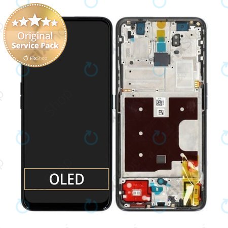 Oppo Reno 2 Z - Écran LCD + Vitre Tactile + Cadre (Noir) - O-4902827 Genuine Service Pack