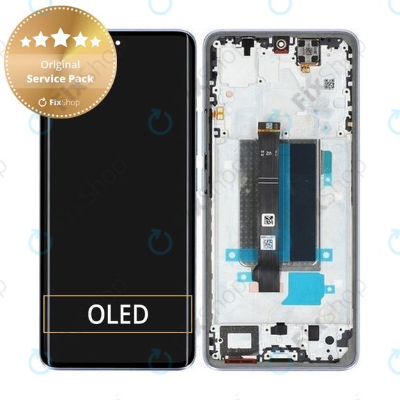 Xiaomi Redmi Note 13 Pro+ 23090RA98C - Écran LCD + Ecran Tactile + Cadre (Aurora Purple) - 560003N16U00 Genuine Service Pack