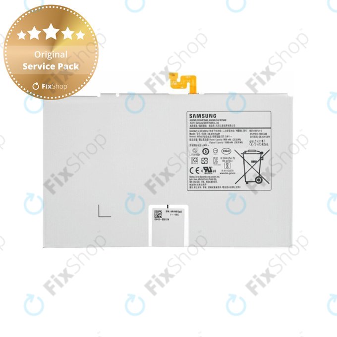 Samsung Galaxy Tab S7 FE T730, T736B, S7 Plus T970N, T976B, S8+ X800, X806B - Batterie EB-BT975ABY 10090mAh - GH43-05018A, GH82-27888A Genuine Service Pack