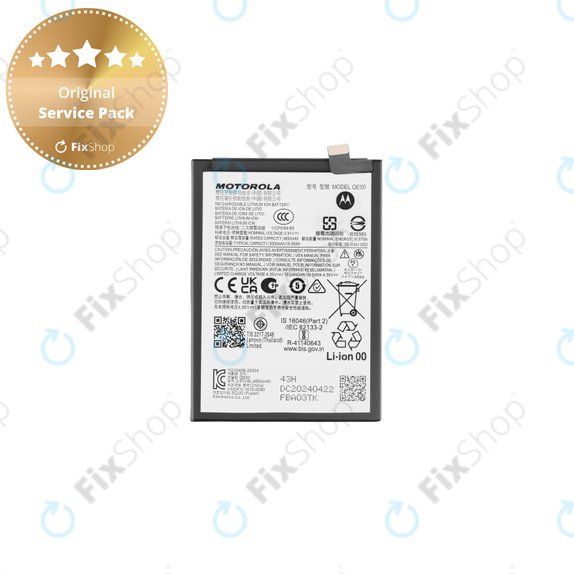 Motorola Moto G85 5G - Batterie QE50 5000mAh - SB18E14178 Genuine Service Pack
