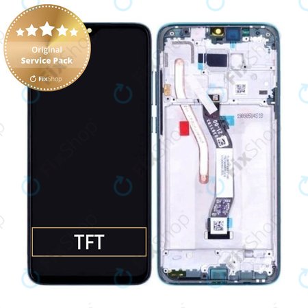 Xiaomi Redmi Note 8 Pro - Écran LCD + Ecran Tactile + Cadre (Ocean Blue) - 56000G00G700 Genuine Service Pack