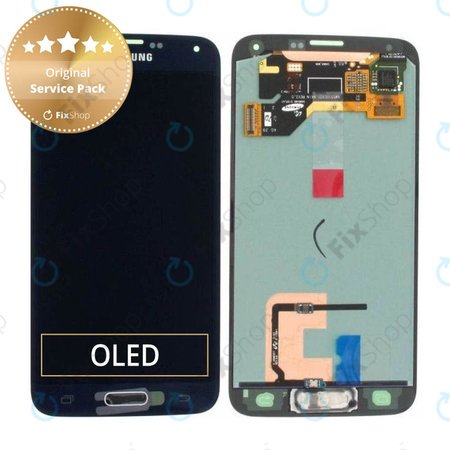 Samsung Galaxy S5 G900F - Écran LCD + Écran Tactile (Noir Charbon) - GH97-15959B, GH97-15734B Genuine Service Pack