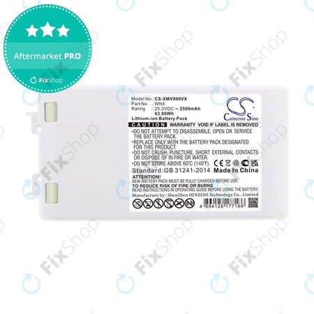 Batterie pour Xiaomi Dreame V10, V9, V8, XR, 2500mAh, Li-Ion, 25.2V, WN4, HQ