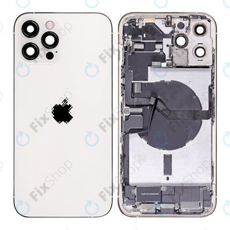 Apple iPhone 12 Pro Max - Petites pièces du boîtier arrière (argent)