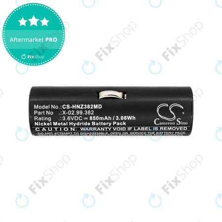 Batterie pour Heine Beta Handles, Heine Ophthalmoscope Beta 200, 850mAh, Ni-MH, 3.6V, X-02.99.382, BATT/110904-A1, HQ