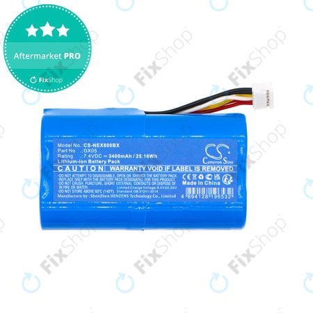 Batterie pour NEXGO N86, 3400mAh, Li-Ion, 7.4V, GX05, HQ