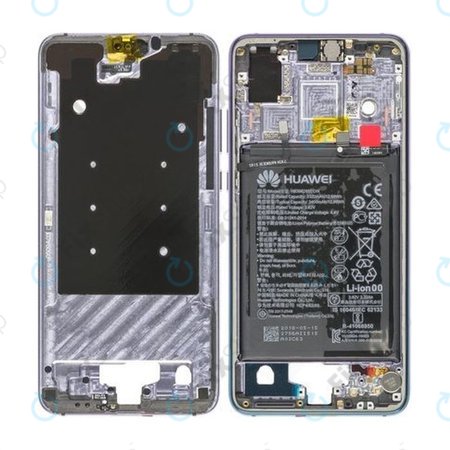 Huawei P20 - Châssis central + Batterie - (Twilight) - 02351WMP