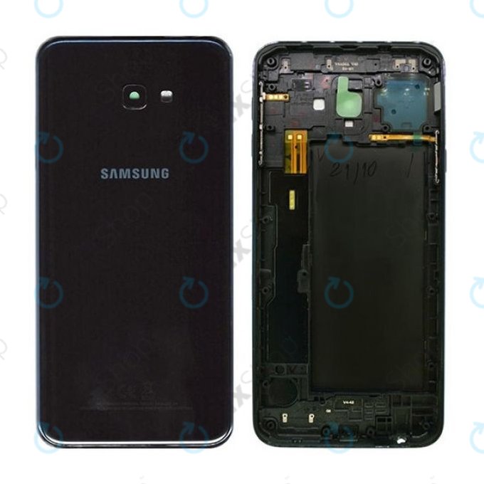 Samsung Galaxy J4 Plus (2018) - Cache batterie (Noir) - GH82-18155A Genuine Service Pack