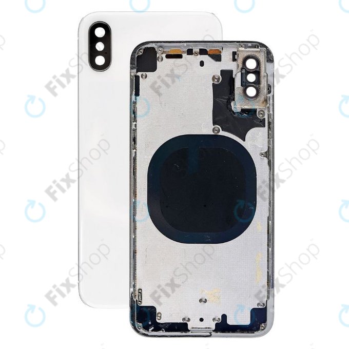Apple iPhone X - Boîtier arrière (Argent)