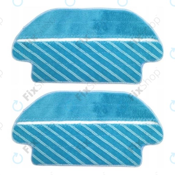 Chiffon de vadrouille, 2 pièces, Bleu pour Xiaomi Mi Robot Vacuum Mop Pro (P), 2S, Viomi V2 Pro, V3, SE