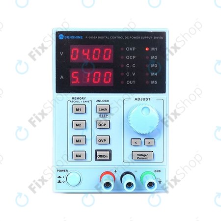 Sunshine P-3005A - Alimentation DC régulée (0-30V, 0-5A)