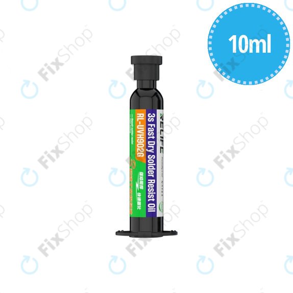 Relife RL-UVH902G - Masque de soudure durcissable par UV - 10ml (Noir)