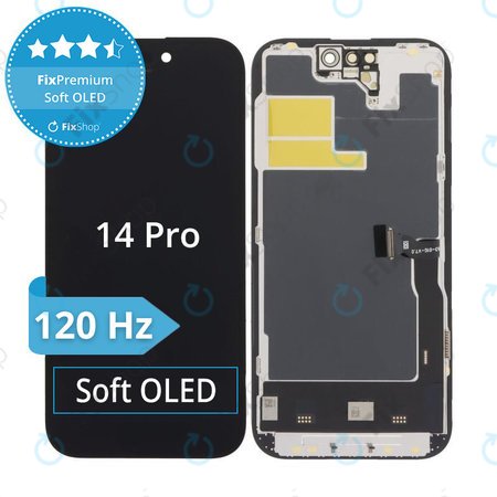 Écran Soft OLED pour iPhone 14 Pro - Vitre tactile + Châssis, DIAGNOSTIC