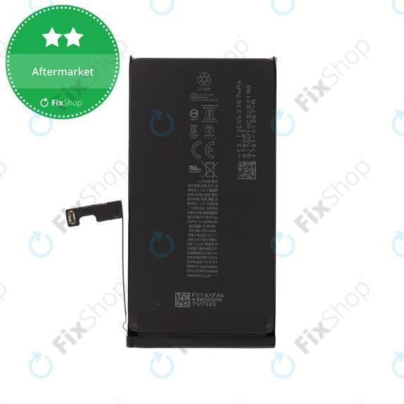 Batterie pour iPhone 15, 3349mAh, A3018