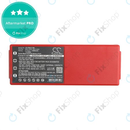 Batterie pour HBC Radiomatic Spectrum, 2000mAh, Ni-MH, 6V, BA214061, HQ