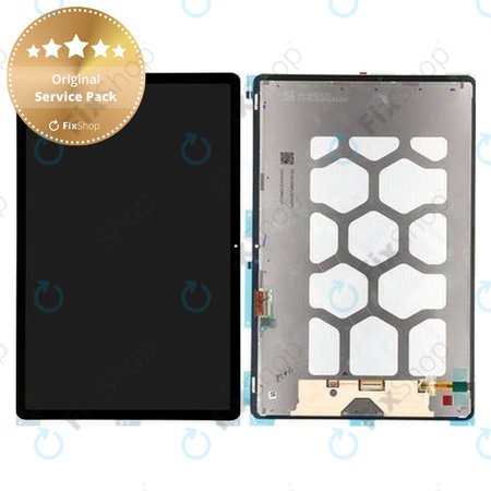 Samsung Galaxy Tab S7 FE 5G T736B - Écran LCD + Écran Tactile + Cadre (Noir Mystique) - GH82-25897A Genuine Service Pack