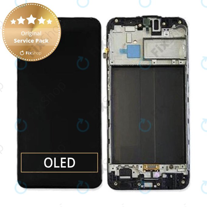 Samsung Galaxy M30 M305F - Écran LCD + Ecran Tactile + Cadre (Noir) - GH82-19347A, GH82-20624A Genuine Service Pack