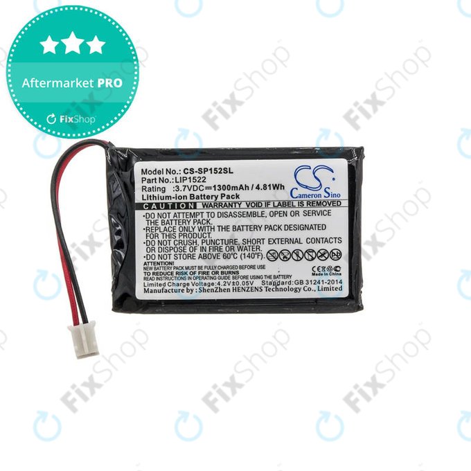 Sony Playstation 4, 4 Pro, 4 Slim - Batterie manette Dualshock 4 LIP1522 1300mAh HQ