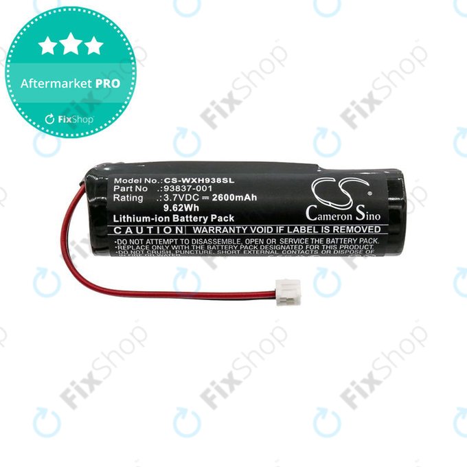 Batterie pour Wahl Beretta Black Stealth, Designer, 2600mAh, Li-Ion, 3.7V, 93837-001, HQ