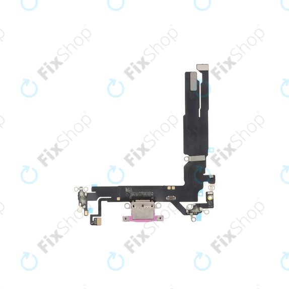 Apple iPhone 16 - Connecteur de charge + Câble flexible (Pink)