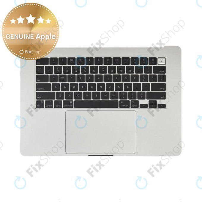 Cadre supérieur clavier pour MacBook Air 15", A3114 (2024), avec clavier US et batterie, Silver, 661-40267, Genuine Apple