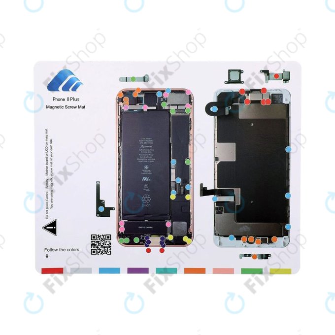 Tapis à vis magnétique pour iPhone 8 Plus