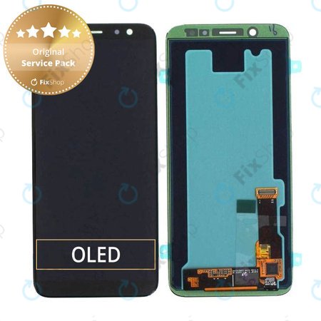 Samsung Galaxy A6 A600F (2018) - Écran LCD + Écran Tactile (Noir) - GH97-21897A, GH97-21898A Genuine Service Pack