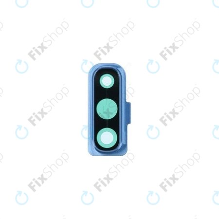 Samsung Galaxy A70 A705F - Cadre d'objectif de caméra arrière (Bleu) - GH98-44197C Genuine Service Pack