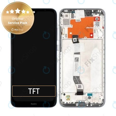 Xiaomi Redmi Note 8T - Écran LCD + Ecran Tactile + Cadre (Gris Moonshadow) - 5600040C3X00 Genuine Service Pack