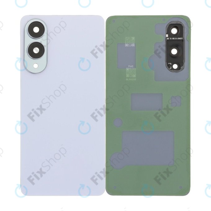 Samsung Galaxy S25 Edge - Cache batterie complet (Titanium Icyblue)