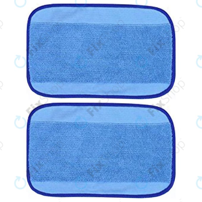 Chiffon de vadrouille, 2 pièces, Lavage humide léger pour iRobot Braava jet 300-series, Mint 4000, 5000-series