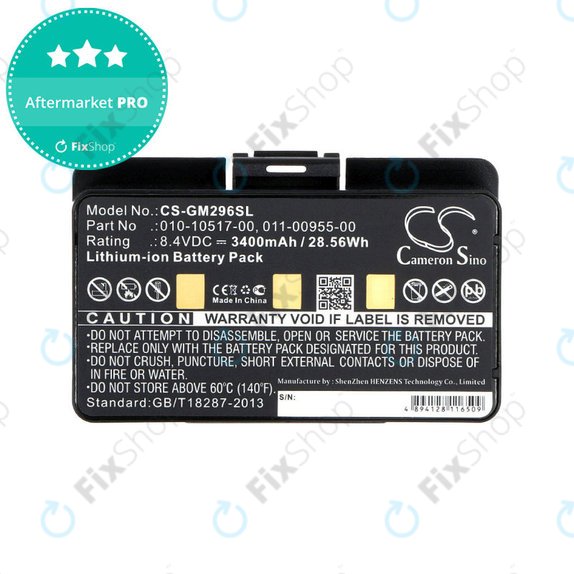 Batterie pour Garmin GPSMAP, 3400mAh, Li-Ion, 8.4V, 010-10517-00, HQ