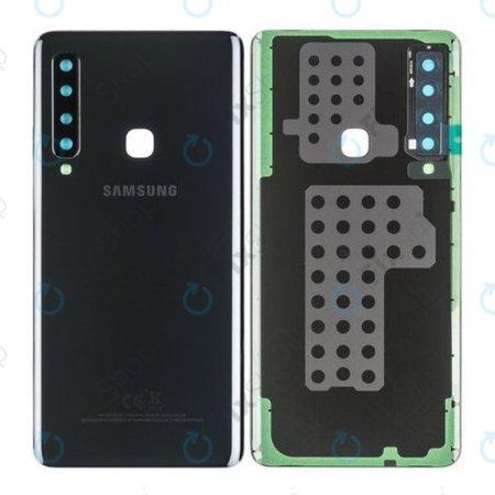 Samsung Galaxy A9 (2018) - Cache batterie (Noir Caviar) - GH82-18234A Genuine Service Pack
