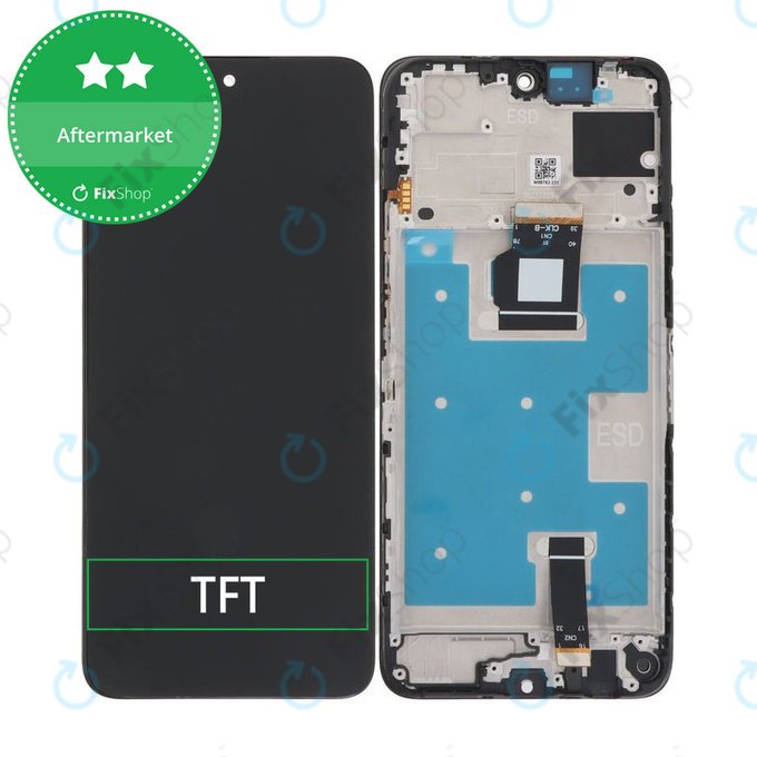 Honor X7b - Écran LCD + Écran tactile + Cadre (Midnight Black) TFT