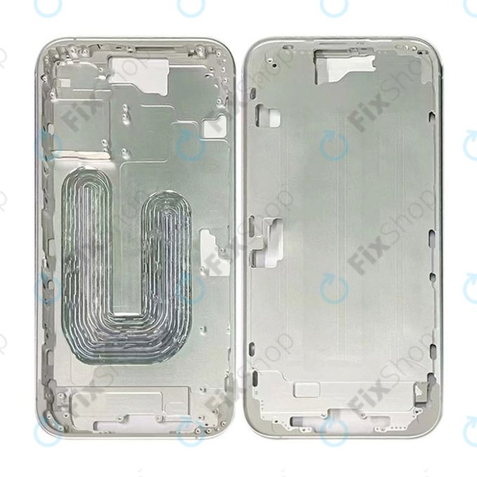 Apple iPhone 16 - Cadre central + Boutons d’alimentation + Volume (White)