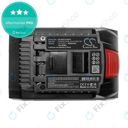 Batterie pour Bosch Gbh, Gcv, Gks, Gts 18V, 8000mAh, Li-Ion, 18V, ProCORE18V, HQ