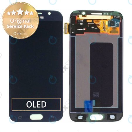 Samsung Galaxy S6 G920F - Écran LCD + Écran Tactile (Saphir Noir) - GH97-17260A Genuine Service Pack