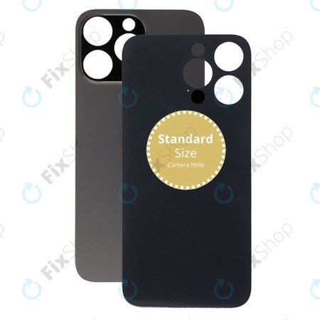 Apple iPhone 14 Pro Max - Verre du boîtier arrière (noir sidéral)