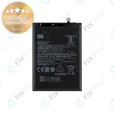 Xiaomi Redmi 8, 8A - Batterie BN51 5000mAh - 46BN51W02093 Genuine Service Pack