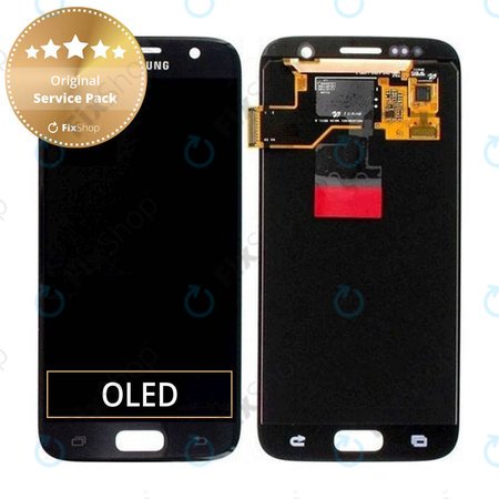 Samsung Galaxy S7 G930F - Écran LCD + Écran Tactile (Noir) - GH97-18523A, GH97-18761A, GH97-18757A Genuine Service Pack