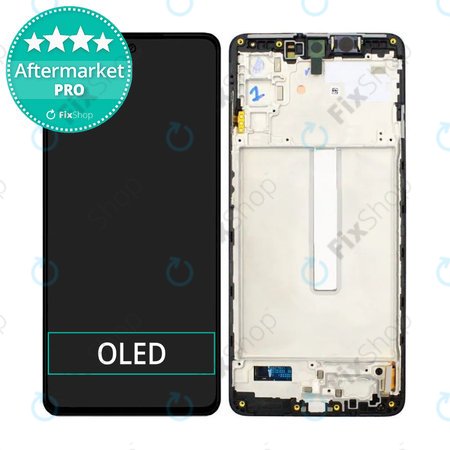 Samsung Galaxy M52 5G M526B - Écran LCD + Écran tactile + Cadre (Noir) OLED